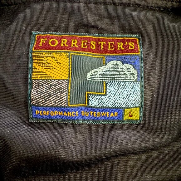 FORRESTER'S Vintage Golf V-Neck Pullover Windbreaker Jacket Performance Mens L - Picture 5 of 5